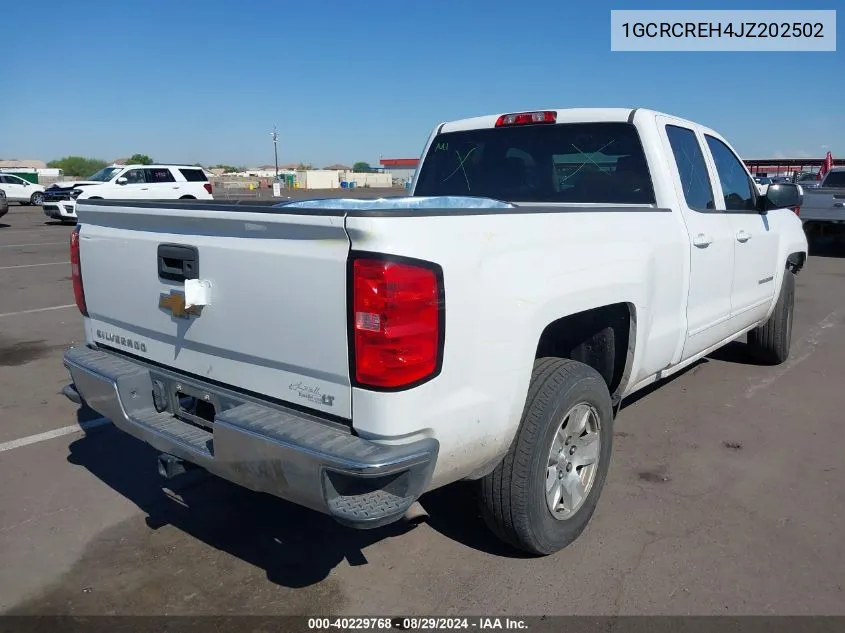 2018 Chevrolet Silverado 1500 Lt VIN: 1GCRCREH4JZ202502 Lot: 40229768