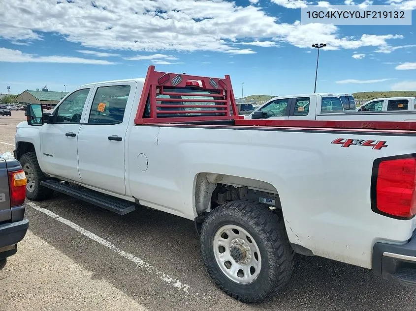 2018 Chevrolet Silverado 3500Hd Wt VIN: 1GC4KYCY0JF219132 Lot: 40237039