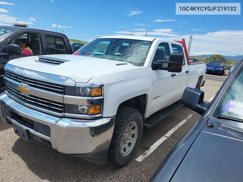 2018 Chevrolet Silverado 3500Hd Wt VIN: 1GC4KYCY0JF219132 Lot: 40237039