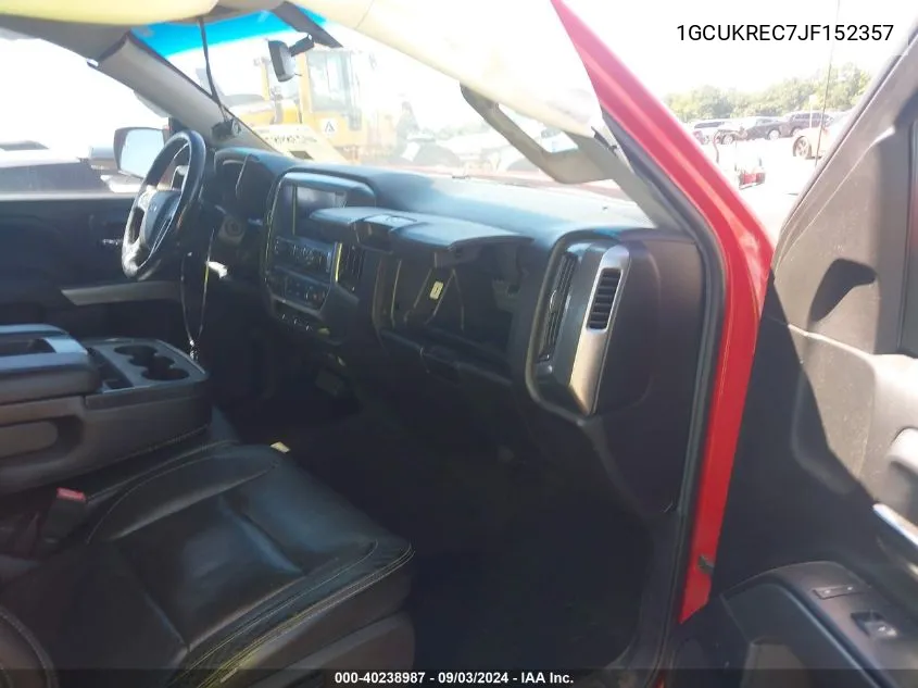 1GCUKREC7JF152357 2018 Chevrolet Silverado 1500 1Lt