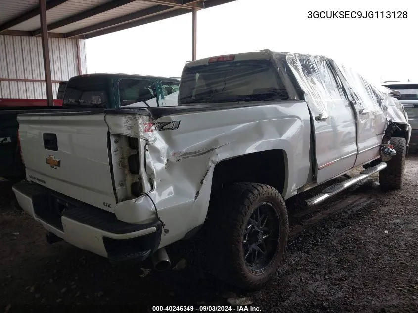 2018 Chevrolet Silverado 1500 2Lz VIN: 3GCUKSEC9JG113128 Lot: 40246349