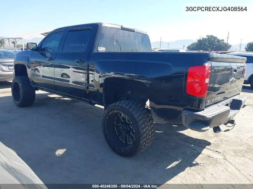 3GCPCRECXJG408564 2018 Chevrolet Silverado 1500 Lt