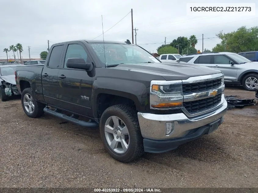 1GCRCREC2JZ212773 2018 Chevrolet Silverado 1500 C1500 Lt