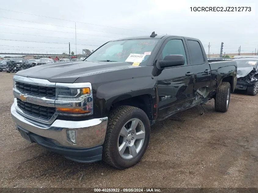 2018 Chevrolet Silverado 1500 C1500 Lt VIN: 1GCRCREC2JZ212773 Lot: 40253922