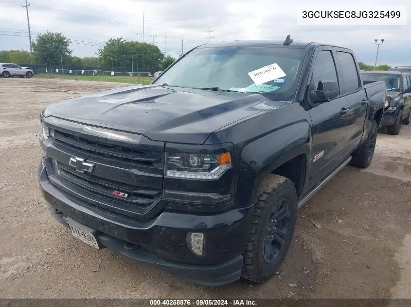 3GCUKSEC8JG325499 2018 Chevrolet Silverado 1500 2Lz