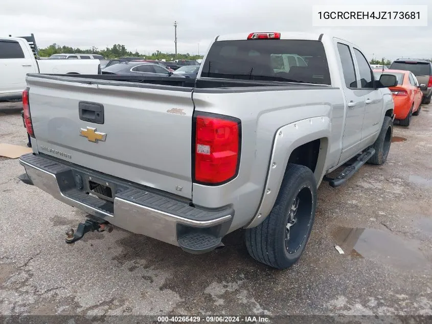 2018 Chevrolet Silverado 1500 Lt VIN: 1GCRCREH4JZ173681 Lot: 40265429