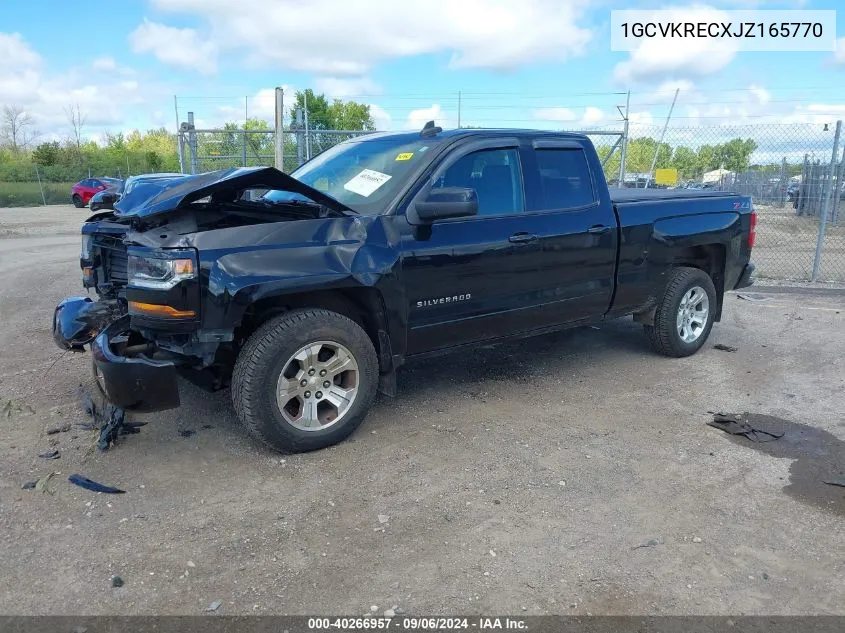 2018 Chevrolet Silverado 1500 2Lt VIN: 1GCVKRECXJZ165770 Lot: 40266957