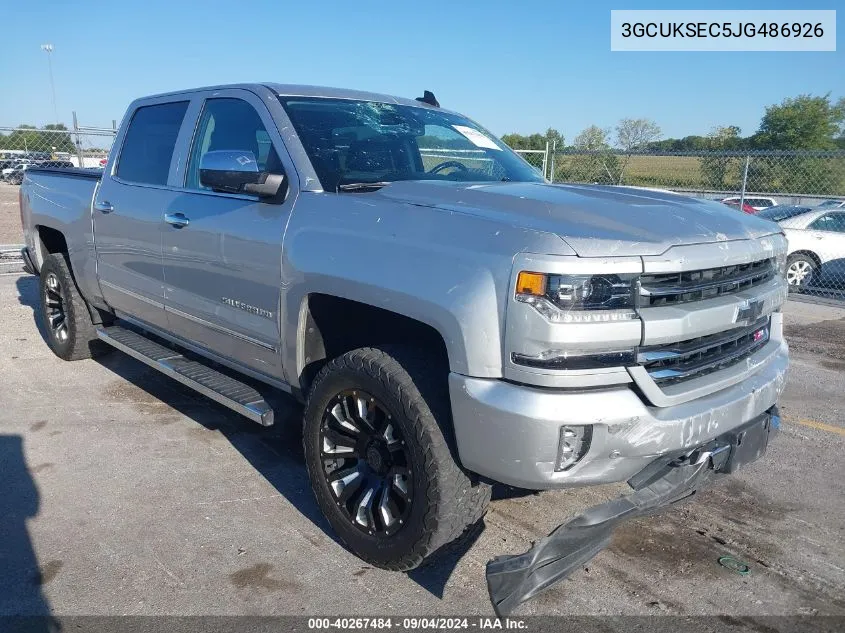 3GCUKSEC5JG486926 2018 Chevrolet Silverado 1500 K1500 Ltz