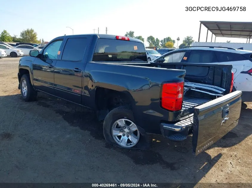 2018 Chevrolet Silverado C1500 Lt VIN: 3GCPCREC9JG469758 Lot: 40269461