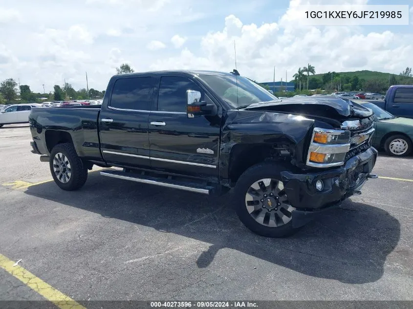 2018 Chevrolet Silverado K2500 High Country VIN: 1GC1KXEY6JF219985 Lot: 40273596