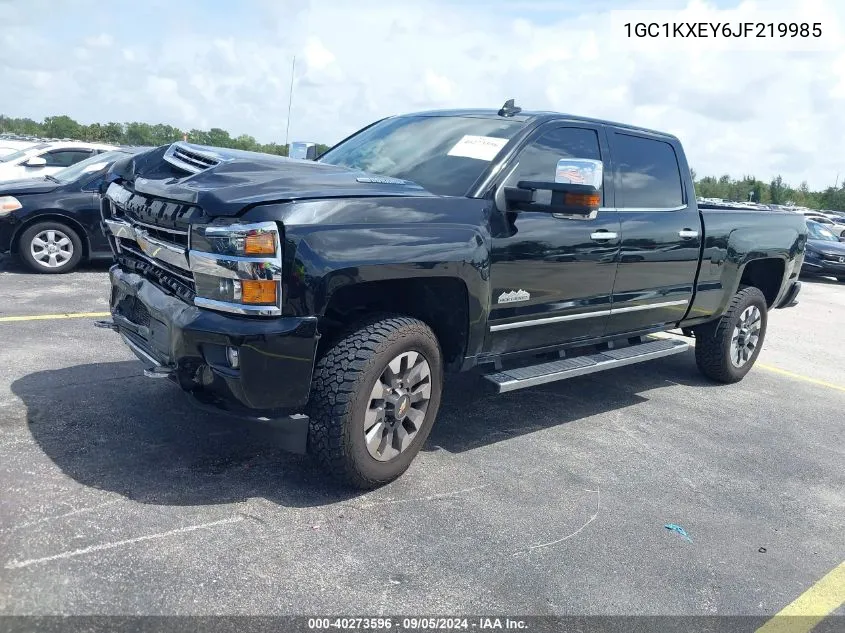 2018 Chevrolet Silverado K2500 High Country VIN: 1GC1KXEY6JF219985 Lot: 40273596