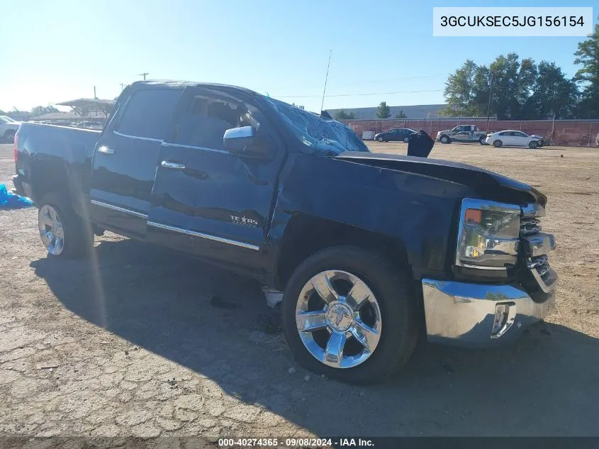 2018 Chevrolet Silverado 1500 1Lz VIN: 3GCUKSEC5JG156154 Lot: 40274365