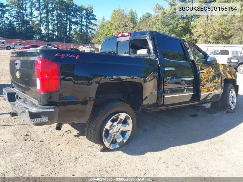 2018 Chevrolet Silverado 1500 1Lz VIN: 3GCUKSEC5JG156154 Lot: 40274365