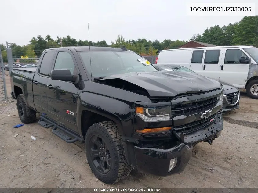 2018 Chevrolet Silverado 1500 K1500 Lt VIN: 1GCVKREC1JZ333005 Lot: 40289171