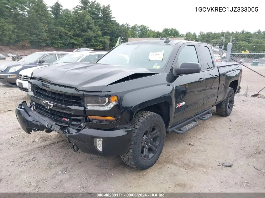 2018 Chevrolet Silverado 1500 K1500 Lt VIN: 1GCVKREC1JZ333005 Lot: 40289171