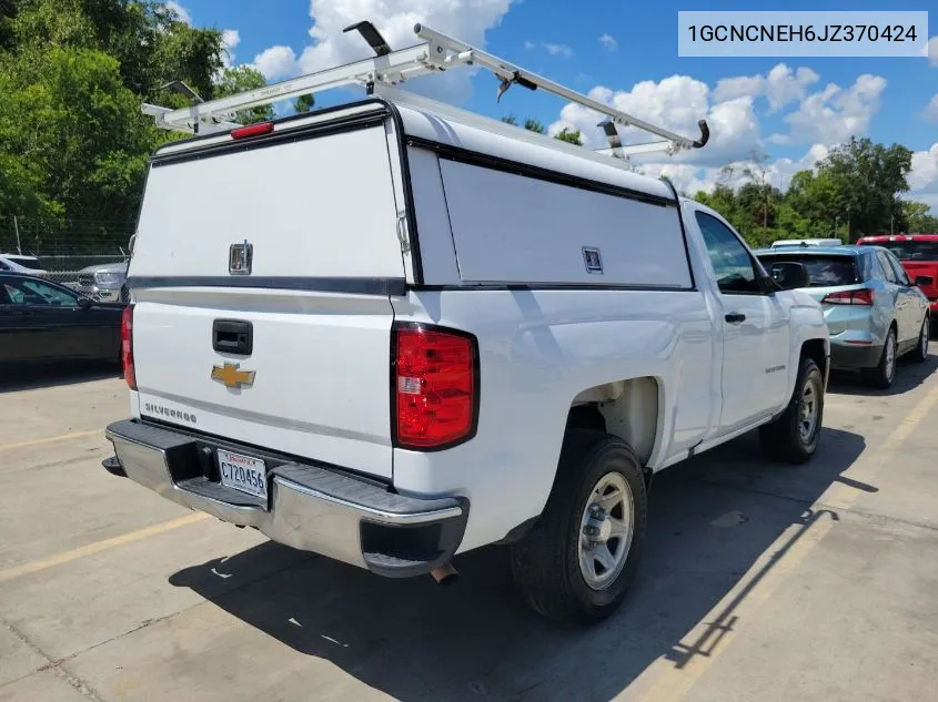 2018 Chevrolet Silverado 1500 Ls VIN: 1GCNCNEH6JZ370424 Lot: 40305398