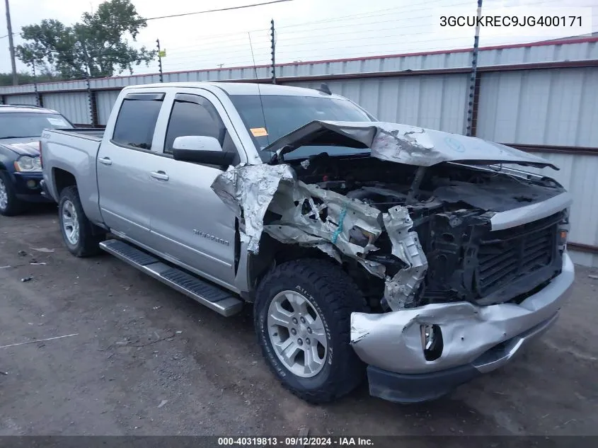 2018 Chevrolet Silverado 1500 2Lt VIN: 3GCUKREC9JG400171 Lot: 40319813