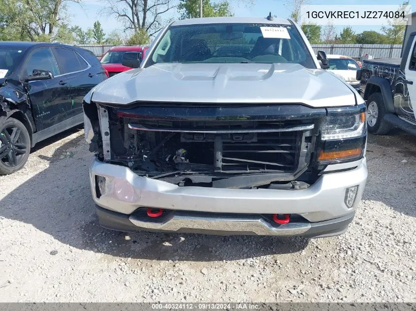 2018 Chevrolet Silverado K1500 Lt VIN: 1GCVKREC1JZ274084 Lot: 40324112