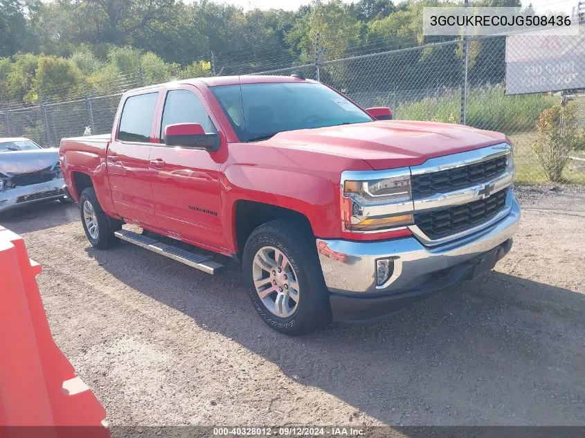 3GCUKREC0JG508436 2018 Chevrolet Silverado K1500 Lt