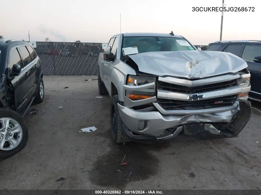 3GCUKREC5JG268672 2018 Chevrolet Silverado 1500 2Lt