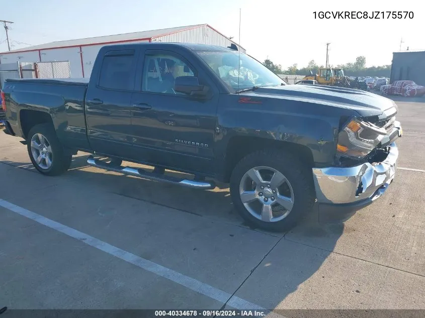 2018 Chevrolet Silverado K1500 Lt VIN: 1GCVKREC8JZ175570 Lot: 40334678