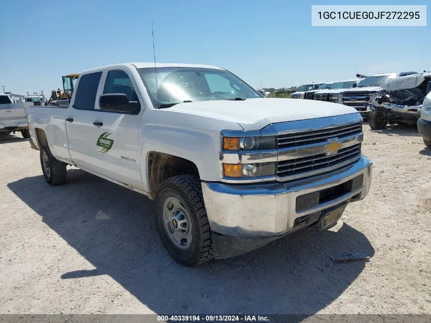 2018 Chevrolet Silverado 2500Hd Wt VIN: 1GC1CUEG0JF272295 Lot: 40339194