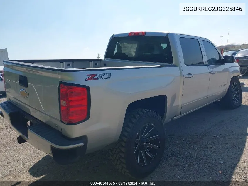 3GCUKREC2JG325846 2018 Chevrolet Silverado 1500 2Lt