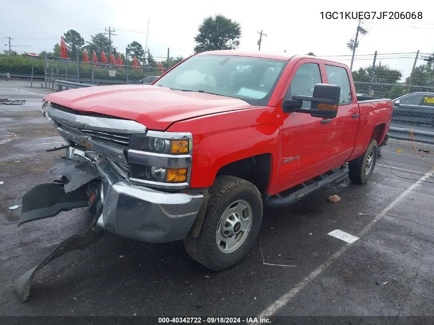 2018 Chevrolet Silverado 2500Hd Wt VIN: 1GC1KUEG7JF206068 Lot: 40342722