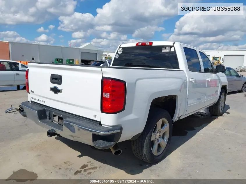 3GCPCREC1JG355088 2018 Chevrolet Silverado 1500 1Lt