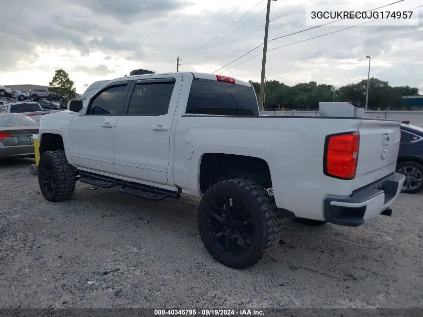 3GCUKREC0JG174957 2018 Chevrolet Silverado 1500 2Lt