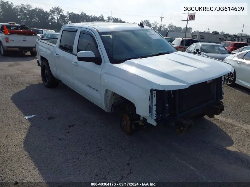 2018 Chevrolet Silverado 1500 2Lt VIN: 3GCUKREC7JG614639 Lot: 40364173