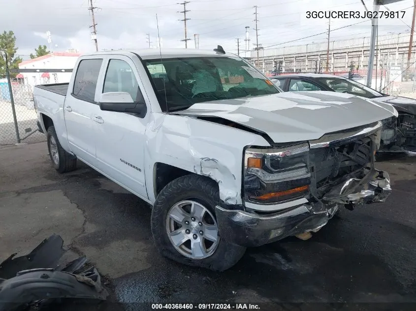 2018 Chevrolet Silverado 1500 1Lt VIN: 3GCUCRER3JG279817 Lot: 40368460