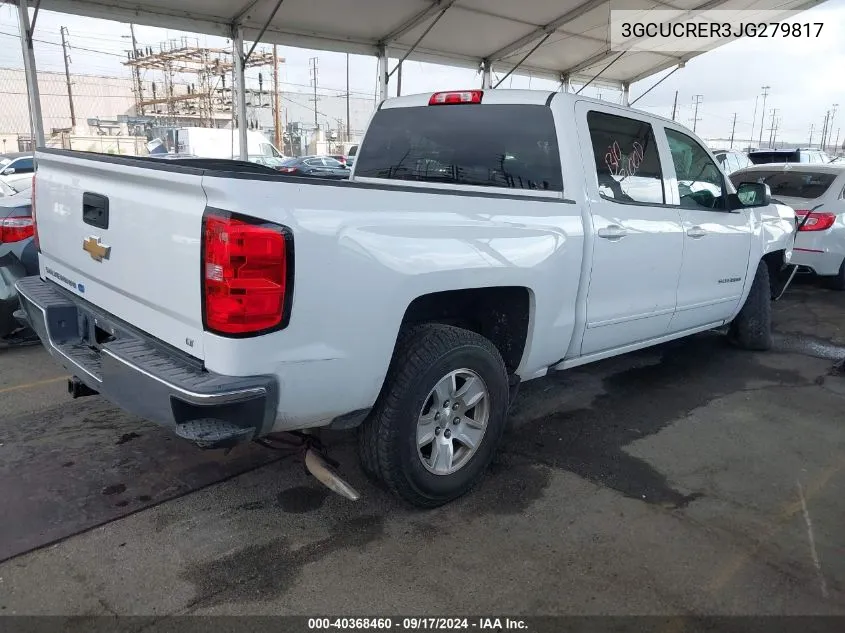 2018 Chevrolet Silverado 1500 1Lt VIN: 3GCUCRER3JG279817 Lot: 40368460