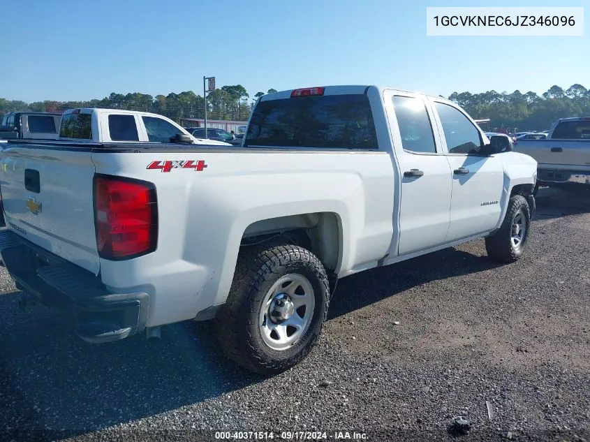 2018 Chevrolet Silverado 1500 K1500/K1500 Ls VIN: 1GCVKNEC6JZ346096 Lot: 40371514