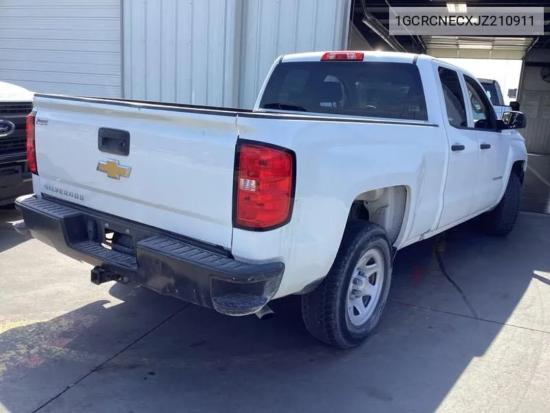 1GCRCNECXJZ210911 2018 Chevrolet Silverado 1500 Wt