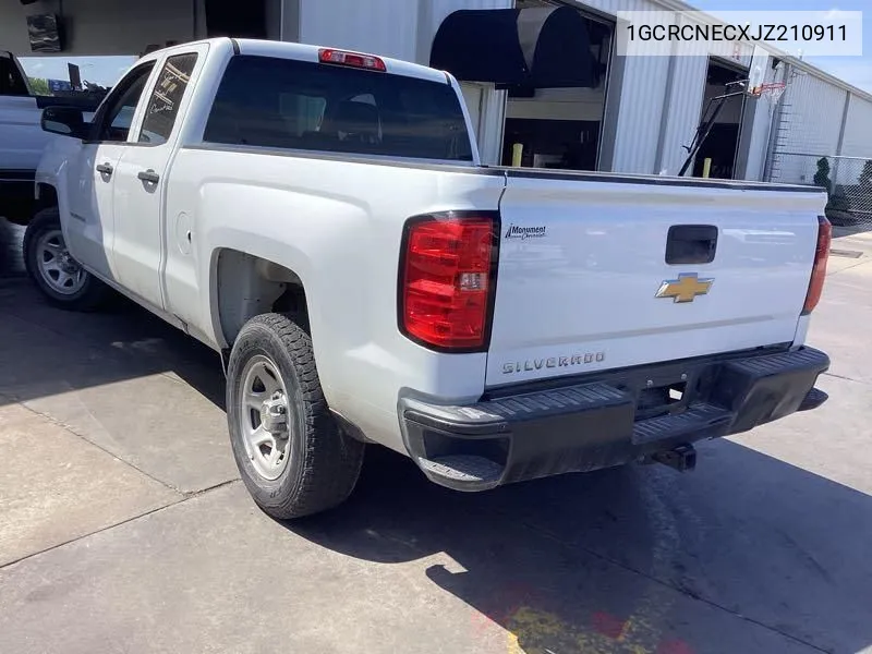 1GCRCNECXJZ210911 2018 Chevrolet Silverado 1500 Wt