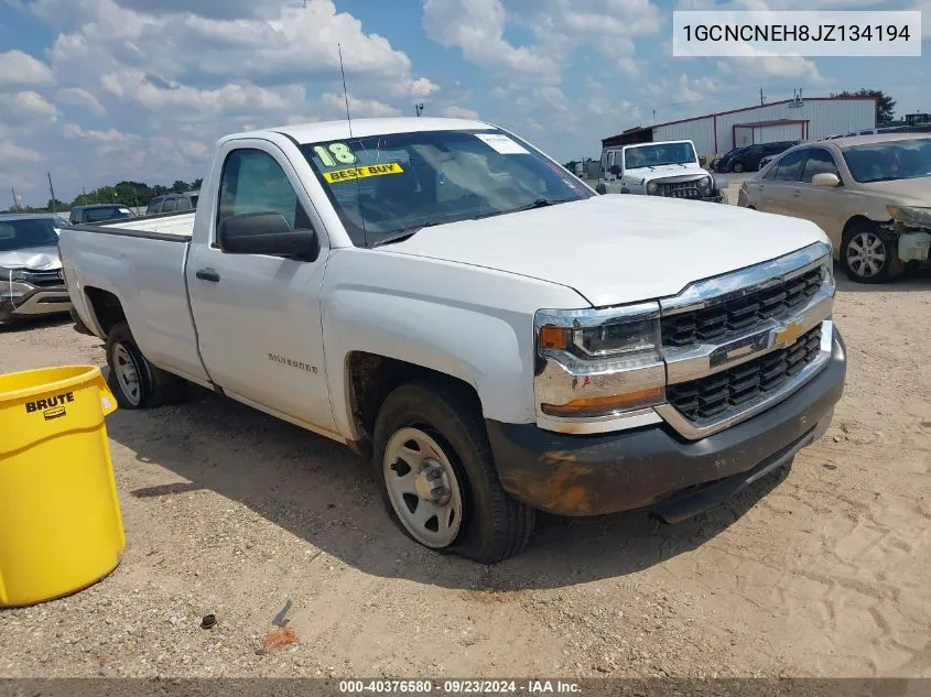 2018 Chevrolet Silverado 1500 Wt VIN: 1GCNCNEH8JZ134194 Lot: 40376580