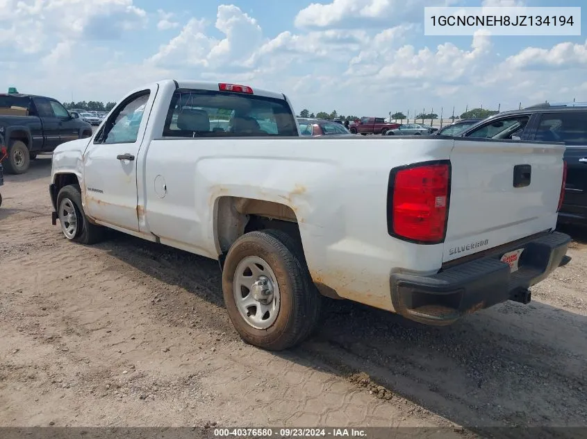 2018 Chevrolet Silverado 1500 Wt VIN: 1GCNCNEH8JZ134194 Lot: 40376580