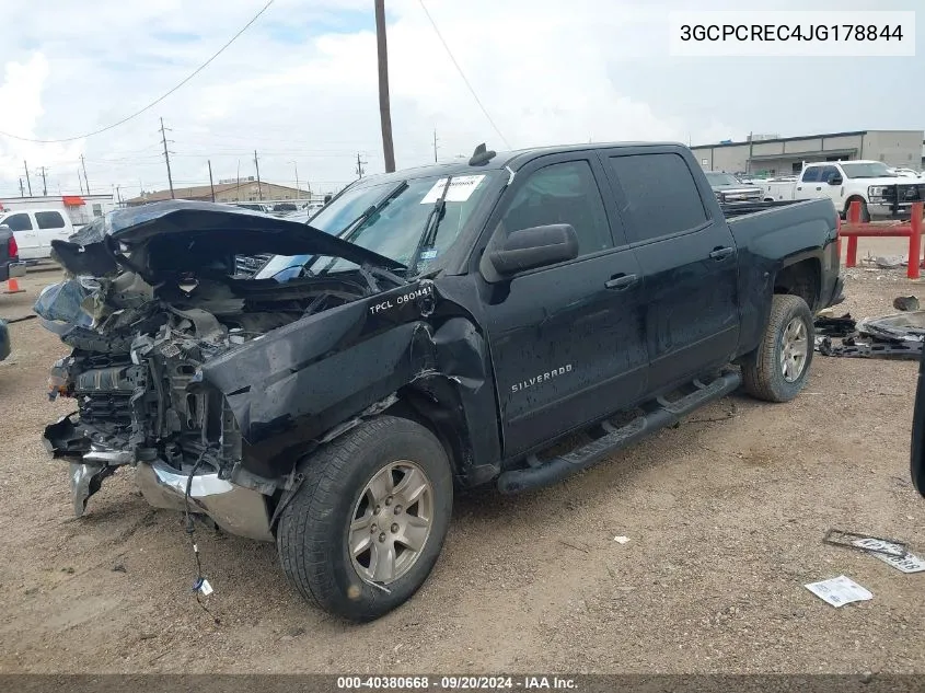 2018 Chevrolet Silverado 1500 1Lt VIN: 3GCPCREC4JG178844 Lot: 40380668