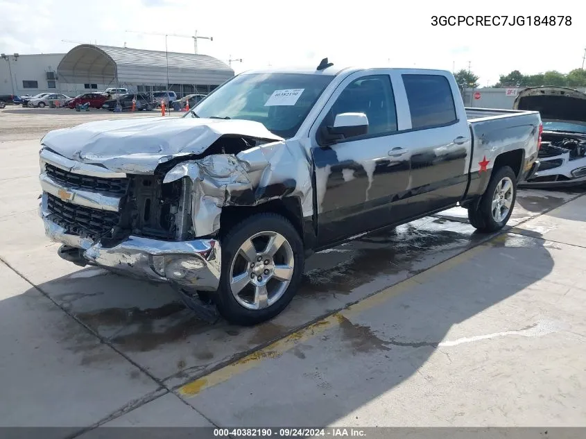 3GCPCREC7JG184878 2018 Chevrolet Silverado C1500 Lt