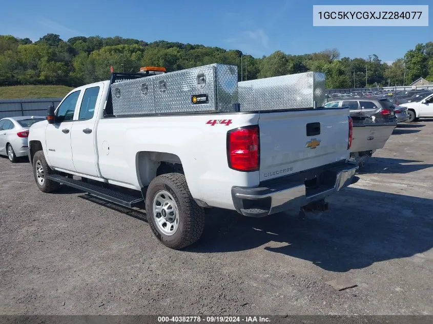 2018 Chevrolet Silverado 3500Hd Wt VIN: 1GC5KYCGXJZ284077 Lot: 40382778