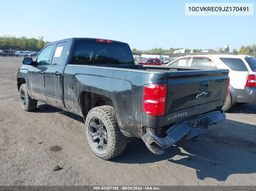 1GCVKREC9JZ170491 2018 Chevrolet Silverado 1500 2Lt