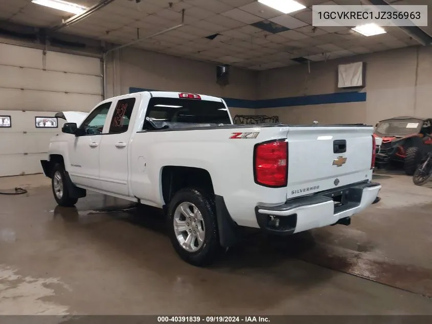 2018 Chevrolet Silverado 1500 2Lt VIN: 1GCVKREC1JZ356963 Lot: 40391839