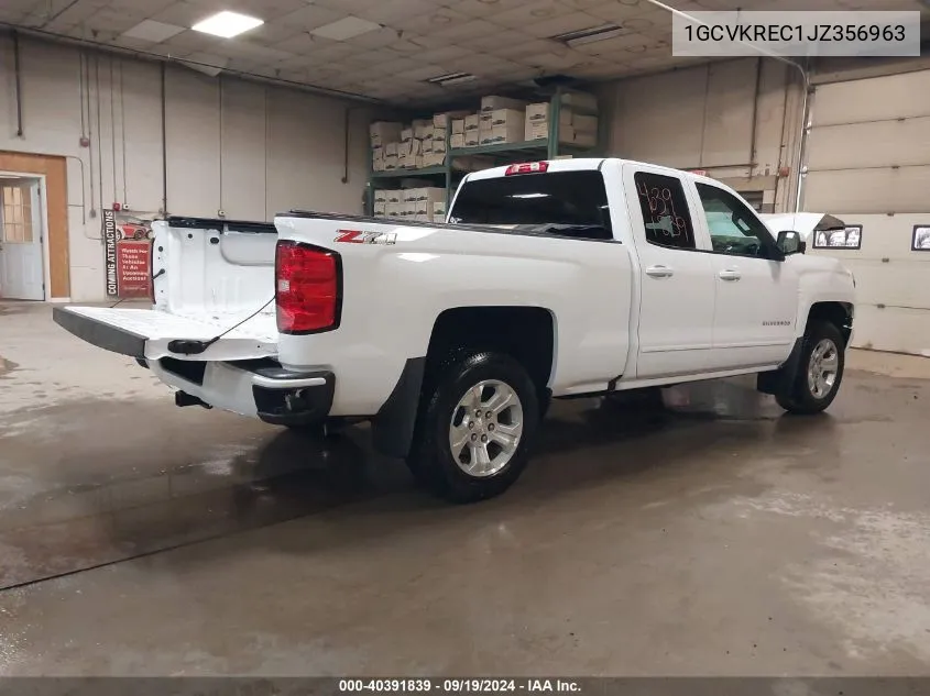 1GCVKREC1JZ356963 2018 Chevrolet Silverado 1500 2Lt