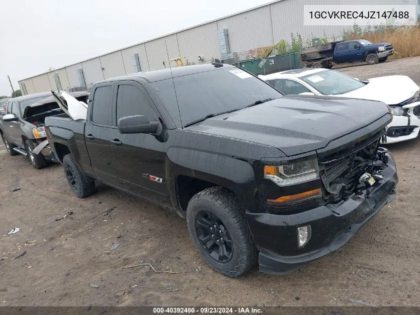 2018 Chevrolet Silverado K1500 Lt VIN: 1GCVKREC4JZ147488 Lot: 40392480