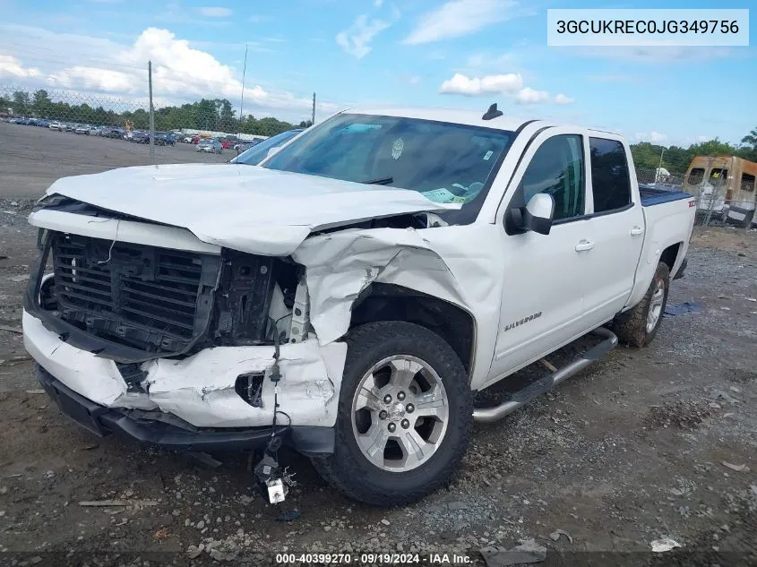 3GCUKREC0JG349756 2018 Chevrolet Silverado 1500 2Lt