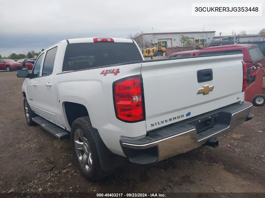 3GCUKRER3JG353448 2018 Chevrolet Silverado K1500 Lt