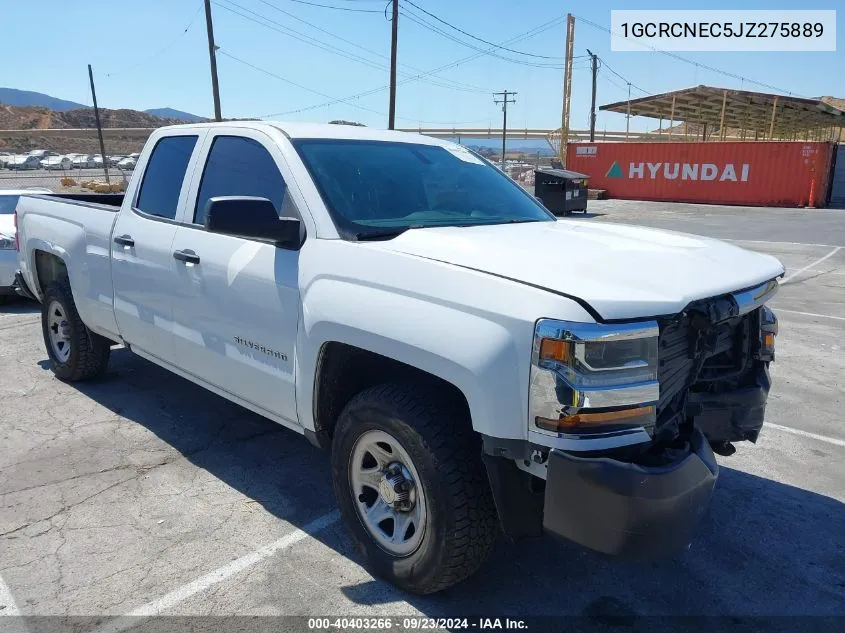 2018 Chevrolet Silverado 1500 Wt VIN: 1GCRCNEC5JZ275889 Lot: 40403266