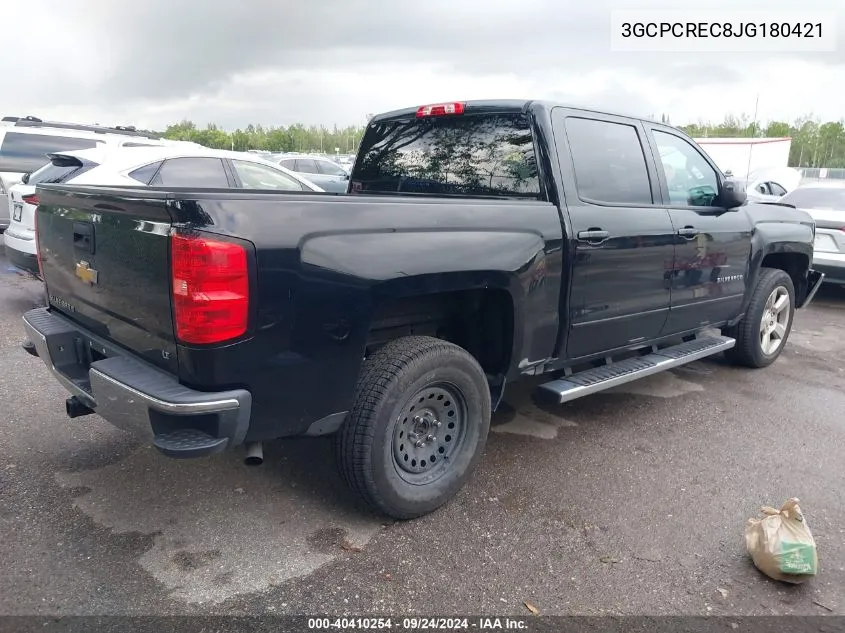 3GCPCREC8JG180421 2018 Chevrolet Silverado C1500 Lt