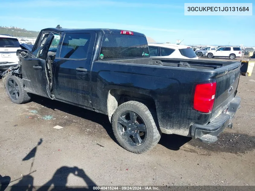 2018 Chevrolet Silverado 1500 Custom VIN: 3GCUKPEC1JG131684 Lot: 40415244